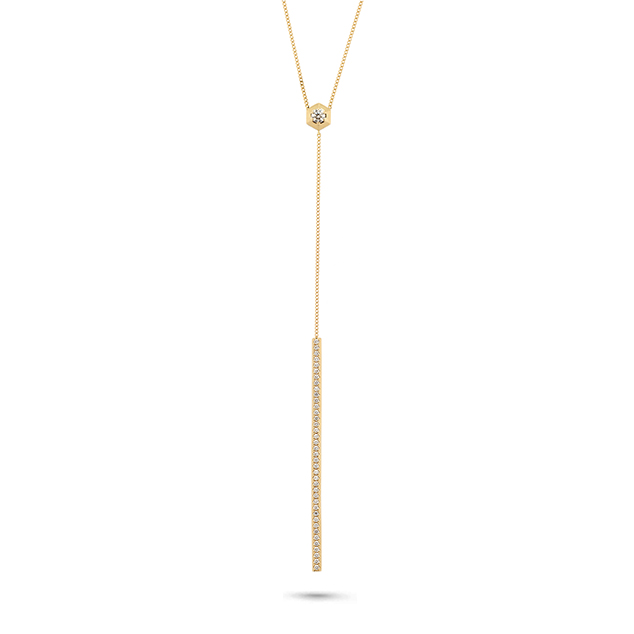 六花  ロングネックレス