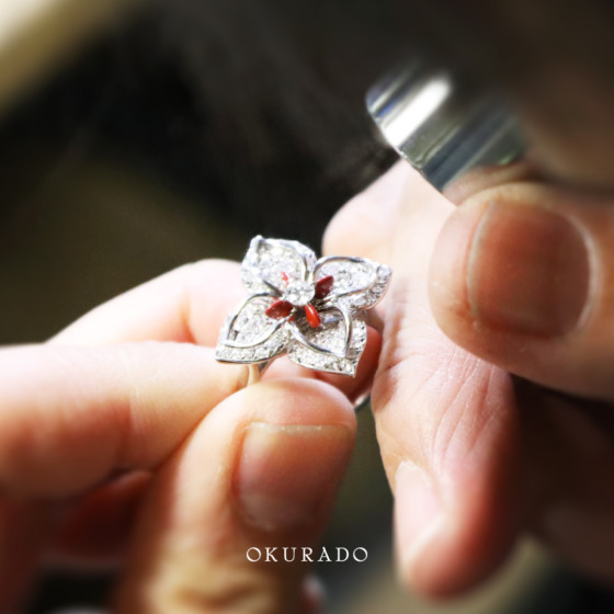 ハイジュエリーを一貫して自社で創る