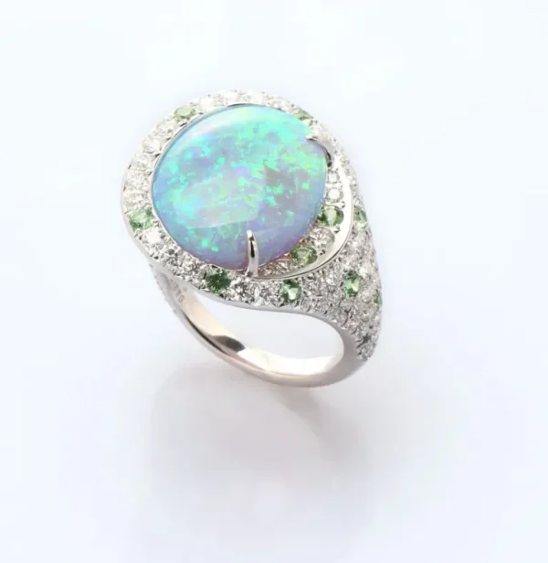 Opal, Garnets and Diamonds