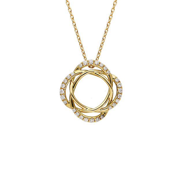 結び ペンダントネックレス