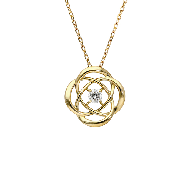 結び ペンダントネックレス