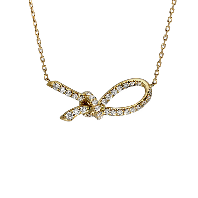 結び ペンダントネックレス