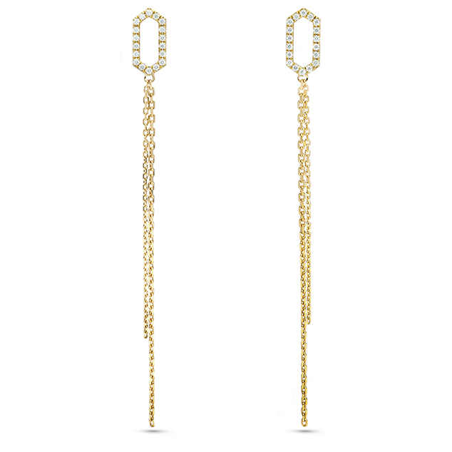 六花  チェーンピアス